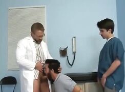 Jock Doc & Nurse Three Way With Patient