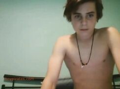 Super cute boy wanks