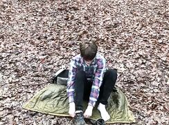 Horny Camping Boy