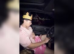 Zac-the king is in the car