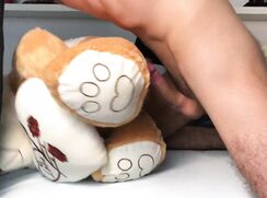 # AHC - Amateur guy moaning dirty talk while humping teddy bear