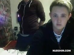 Two Friends Go Gay on Webcam