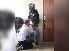 Serviced delivery guy