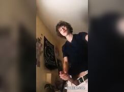 18yo Teen with Stiff Cock .