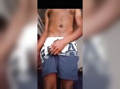 South African hottie strips and cums